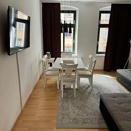 Zentrum, 3zi, 5p, Wifi, Balkon, Ruhig Apartment Chemnitz